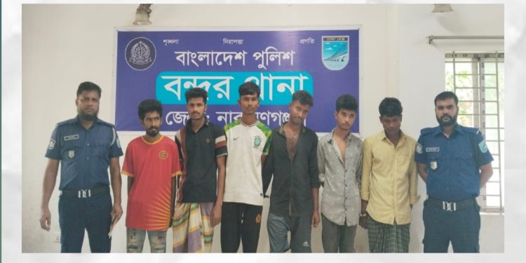 বন্দরে পুলিশের অভিযানে ডাকাতি প্রস্তুতি মামলার ২ জনসহ গ্রেপ্তার ৭