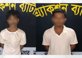 সিদ্ধিরগঞ্জে পরিবহন শ্রমিক সজীব হত্যা মামলায় বাবা ছেলে গ্রেপ্তার