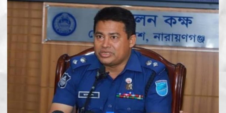 চাকরিচ্যূত হলেন নারায়ণগঞ্জের সাবেক এসপি রাসেল