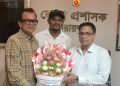 ডিসির সাথে উপজেলা ক্রীড়া সংস্থার এডহক কমিটির সদস্য সচিব রিয়াদ’র সৌজন্য সাক্ষাত
