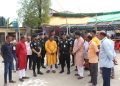 বন্দরে পূজা মন্ডপ পরিদর্শনে এসআরবি অধিনায়ক