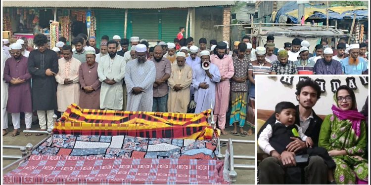 কক্সবাজারে রিসোর্টে আগুন: ফতুল্লায় একই পরিবারের তিনজনের দাফন সম্পন্ন